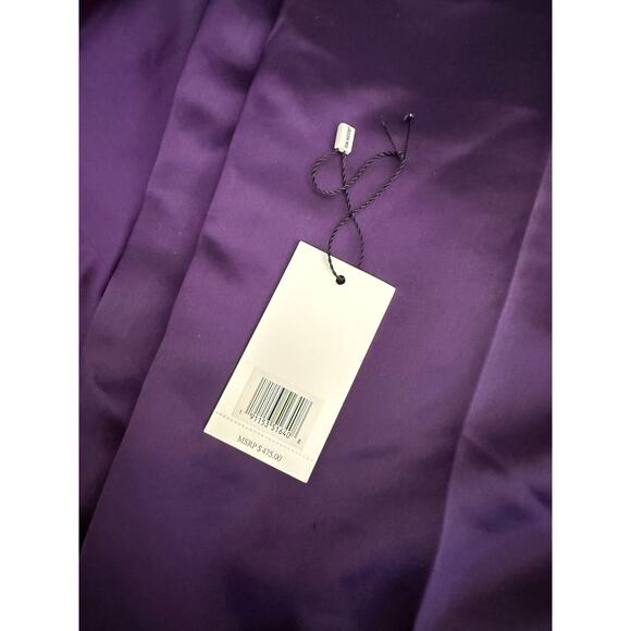 NWOT Jason Wu Bright Violet Polyester Wide Leg Trousers Sz. 10 - Picture 7 of 7